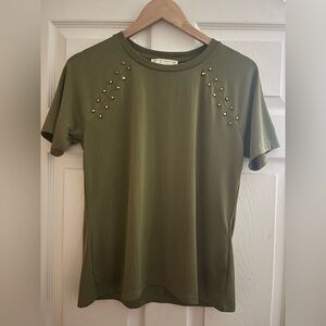 Michael Kors Sage Green Blouse size medium